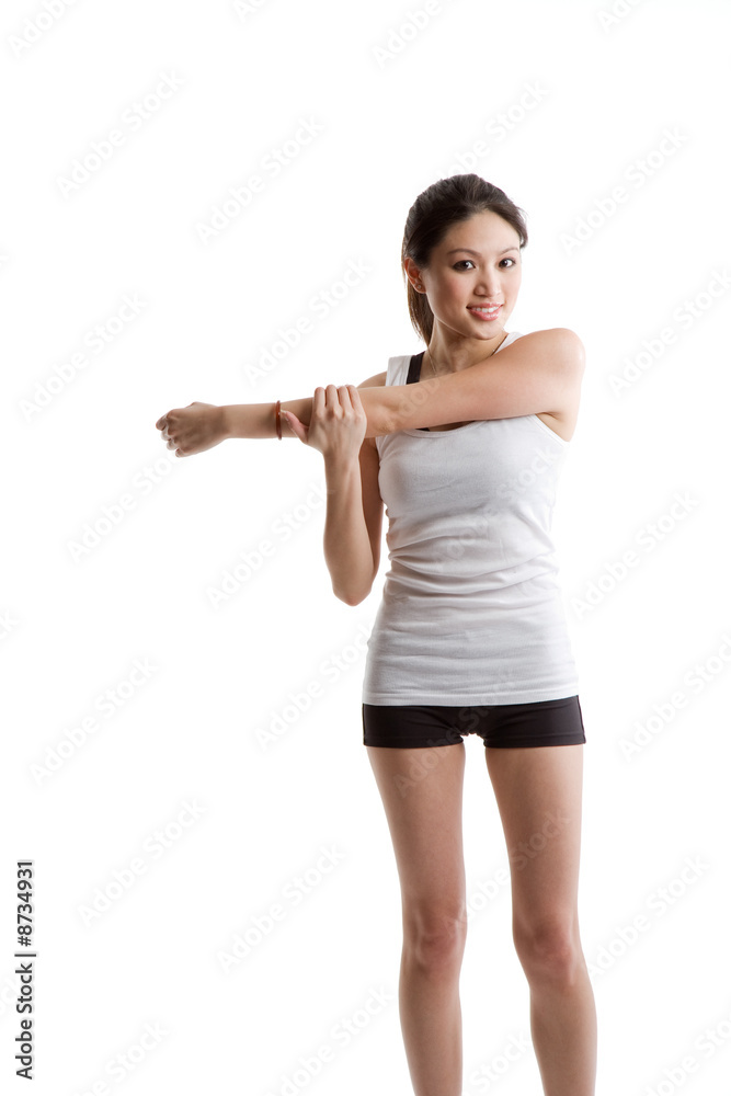 Asian woman exercise Asian woman exercise