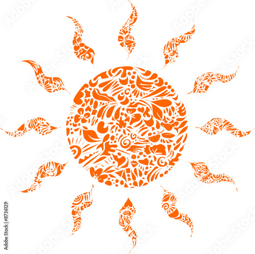 Sonne Symbol Vektor Illustration