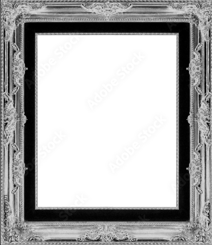 Fotografia Ornate Sterling Sliver Vintage Frame