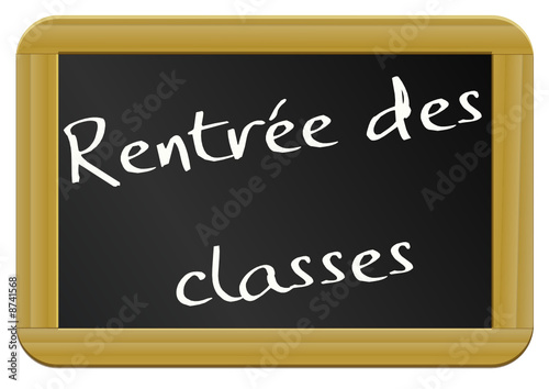 Ardoise de la rentrée des classes (détouré)