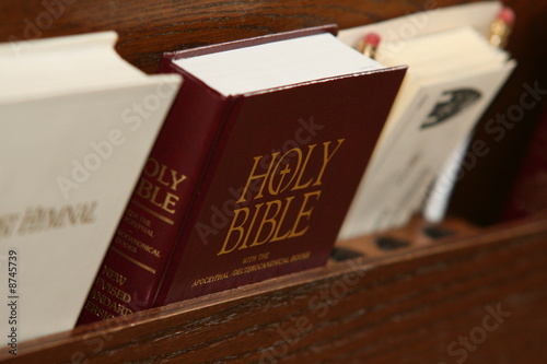 Принти на полотні Bible in the Pew
