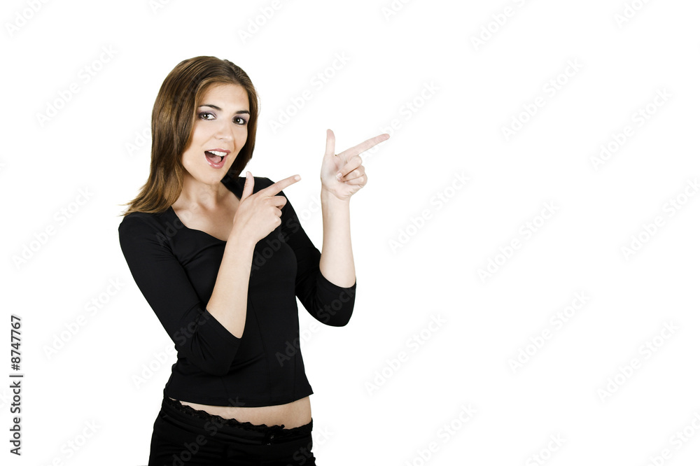 Showing a direction Showing a direction