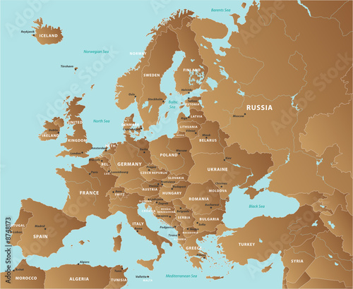 Europakarte_Länder_Hauptstädte0