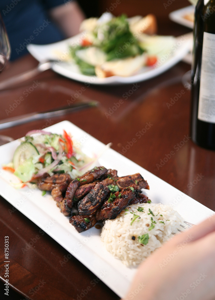 Korean-style short ribs