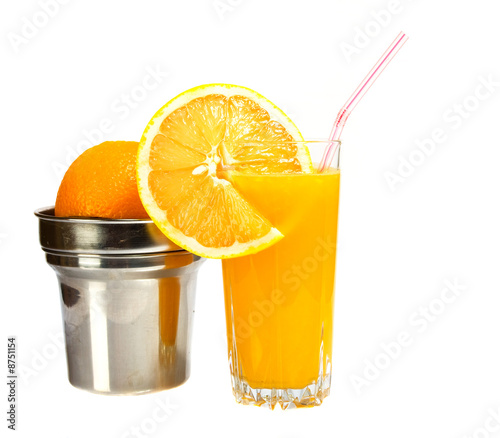 glass of orange juice