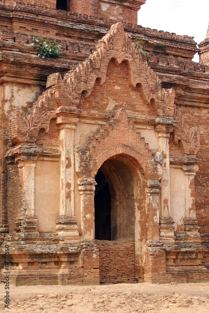 Window and door of temple