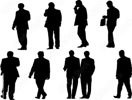 Businessmen isolation