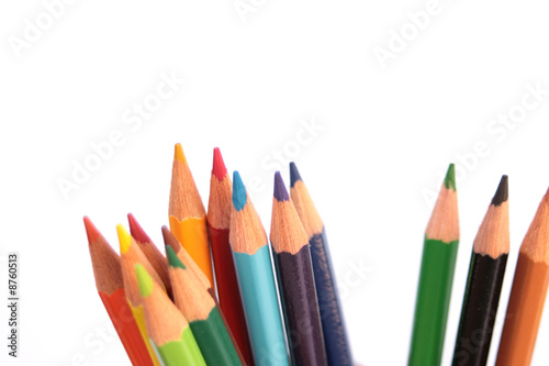 crayons de couleurs photo