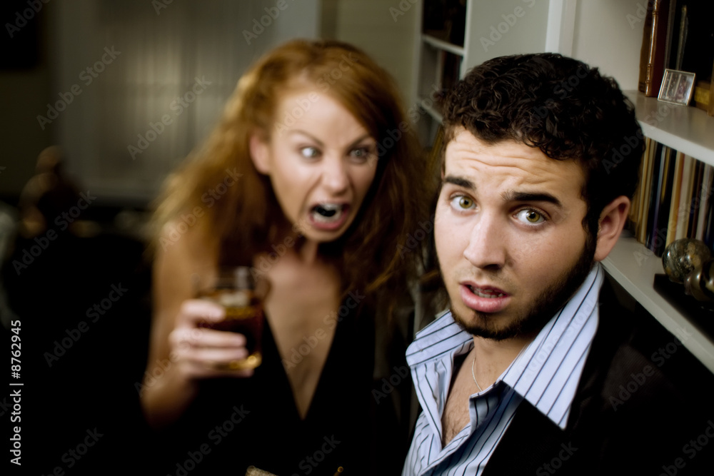 Woman Yells at Man Woman Yells at Man