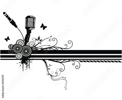 composicion musical en vector