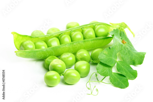 isolated peas