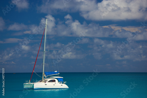 lonely catamaran