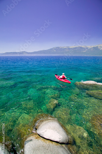 Kayaking on Lake Tahoe