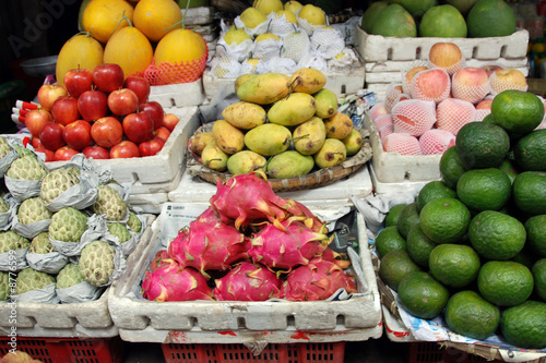 fresh exotic fruit