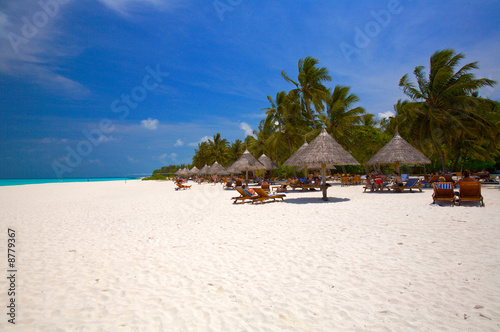 Tropical sand beach, Ari-Atoll. Maldives © Rostislav Ageev