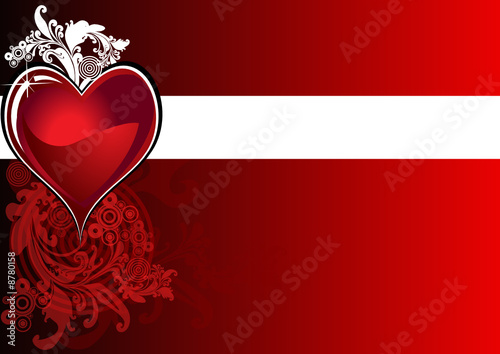 coeur rouge