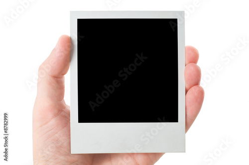 Blank instant photo