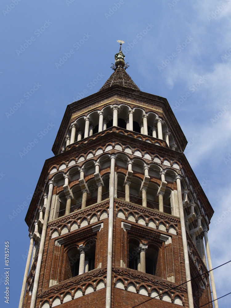Campanile di S. Gottardo in Corte s. XIV en Milan