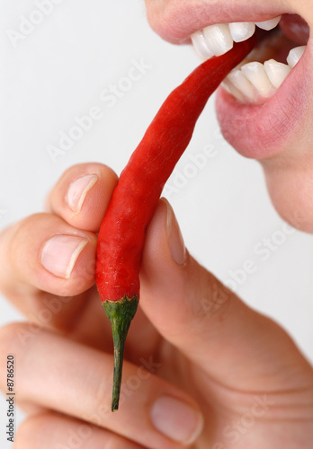 Scharfe Peperoni