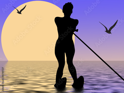 waterskiing