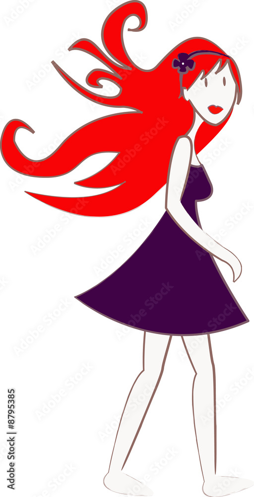 jeune fille prune cheveux vent sans fond jeune fille prune cheveux vent sans fond