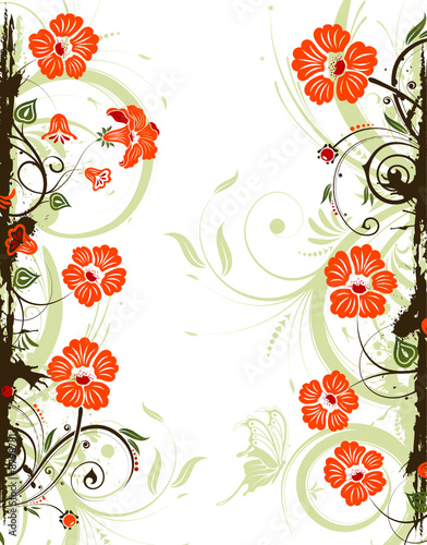 Floral frame