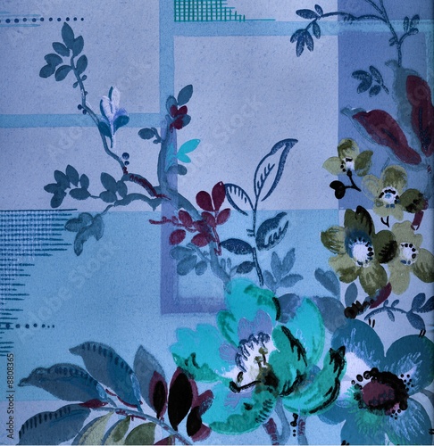 vintage design wall paper