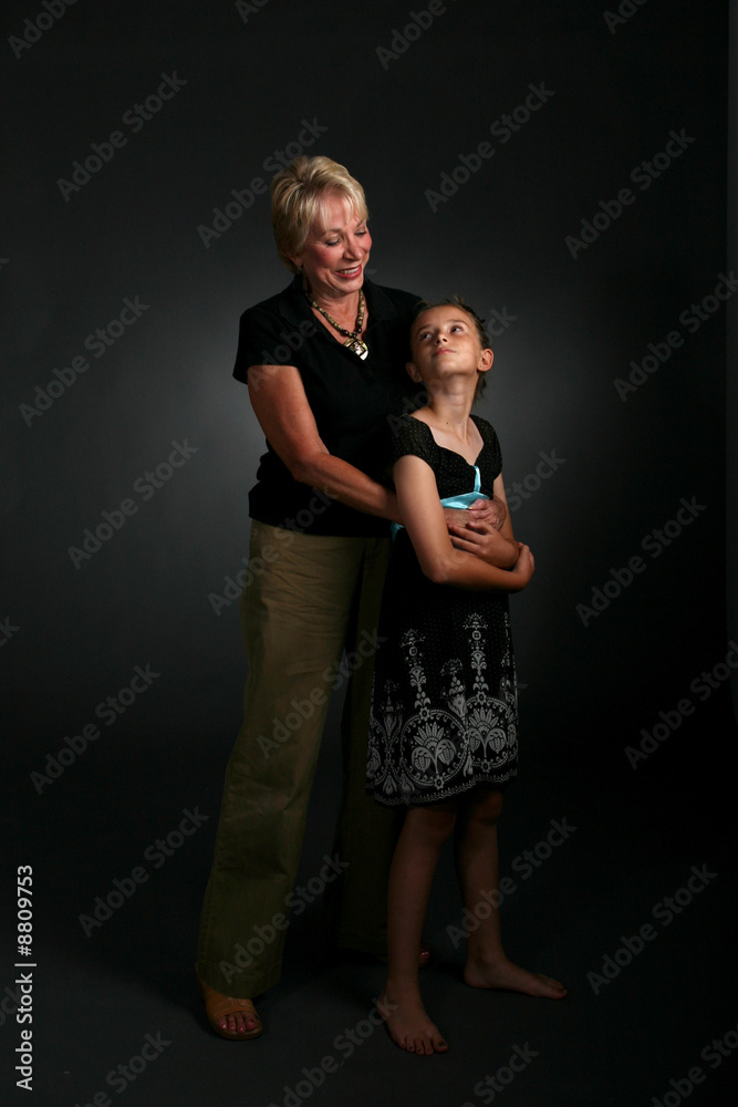 grandmother and granddaughter