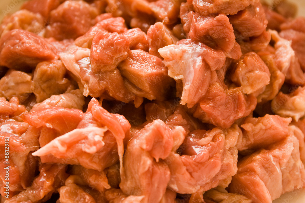 raw meat