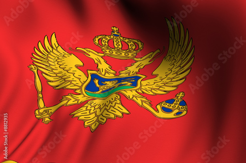 Rendered Montenegran Flag