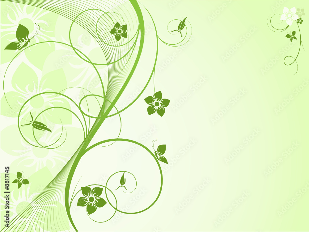 vector abstract floral background with copy space vector abstract floral background with copy space