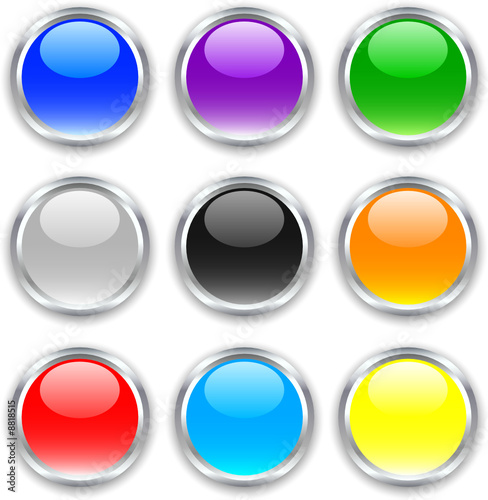Free Download Glossy buttons. - GFXLoad