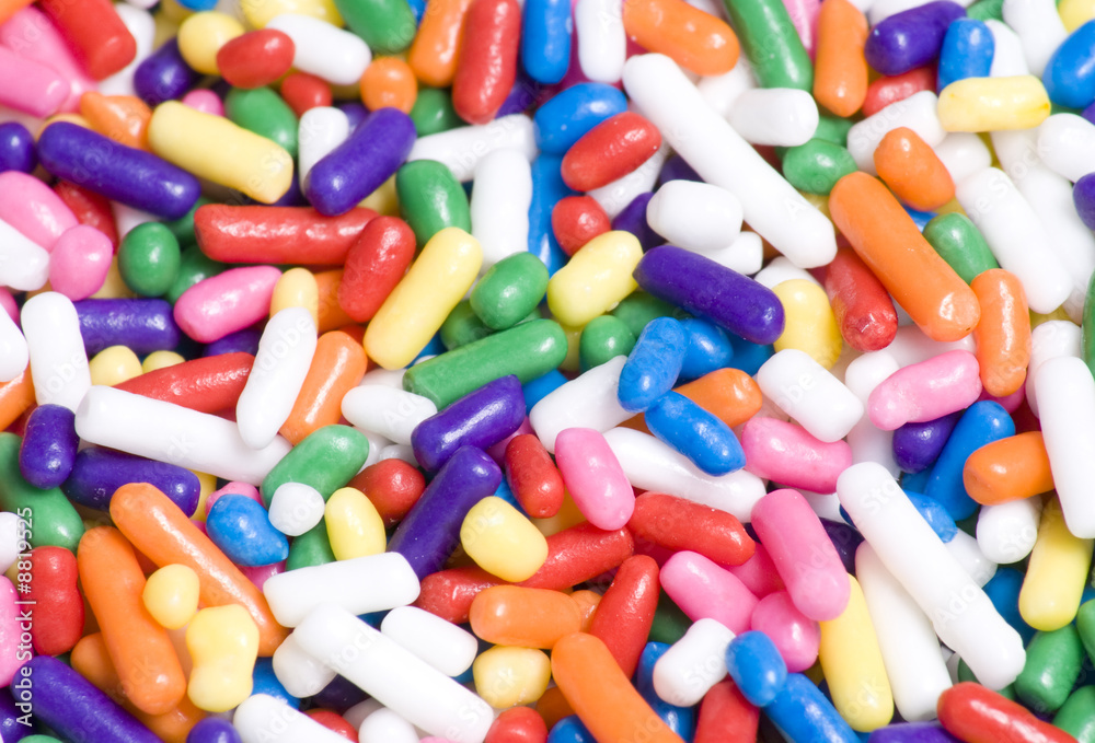 Close Up of Colorful Candy Toppings Close Up of Colorful Candy Toppings