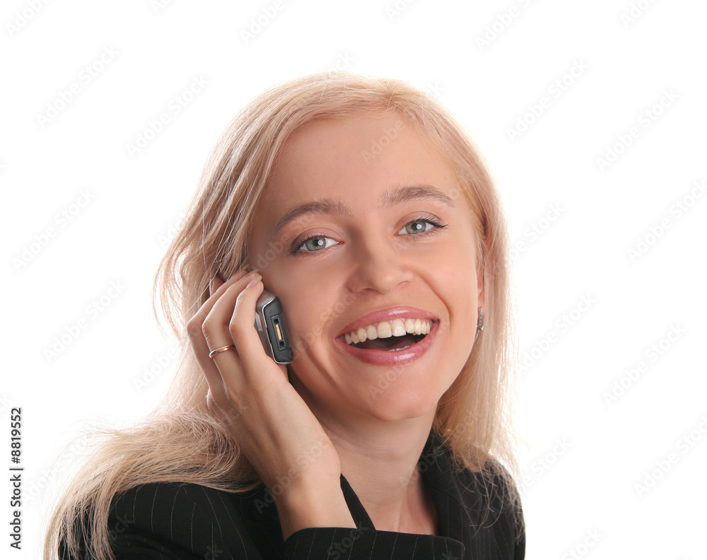 Beautiful businesswoman with mobile phone 3 Beautiful businesswoman with mobile phone 3