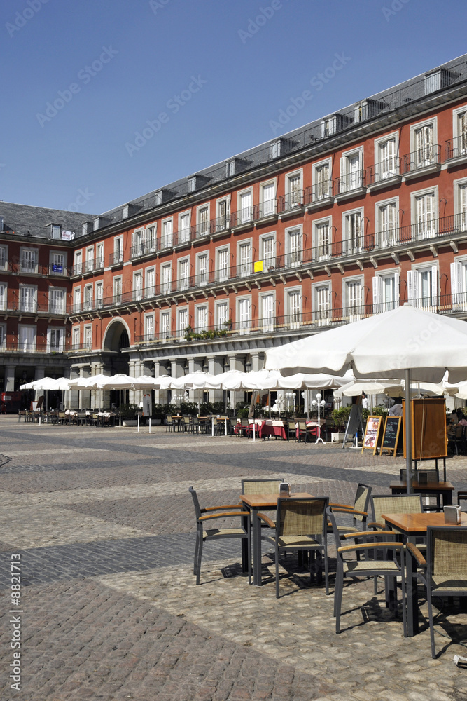 Naklejka premium plaza mayor, Madrid