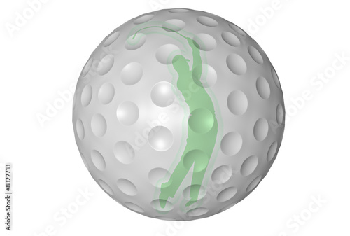 Pallina da Golf 3d