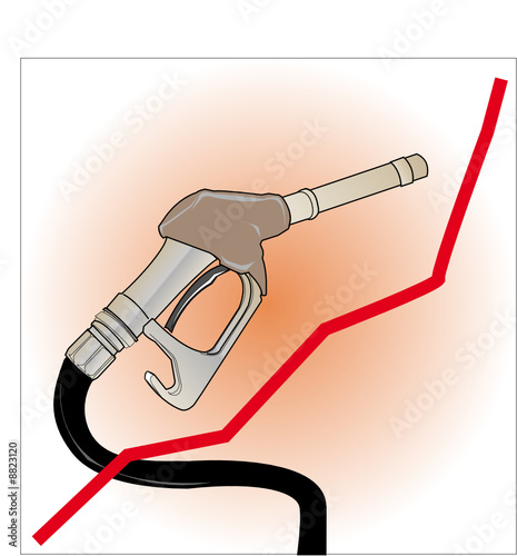 pompa benzina prezzo in crescita