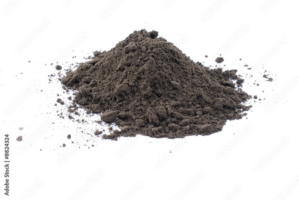 Earth for Plant on white background . Earth for Plant on white background .