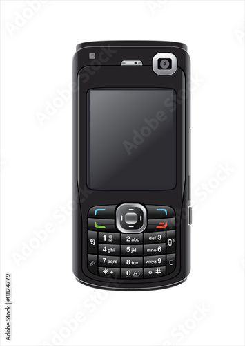 Wallpaper Mural Cell phone on white Torontodigital.ca