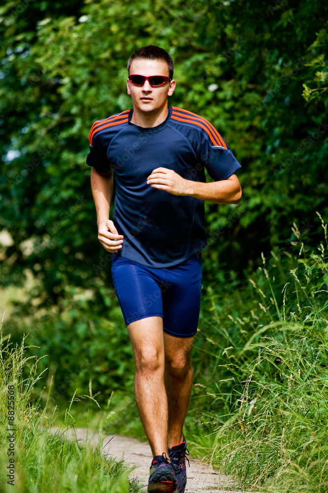 jogging cross country jogging cross country