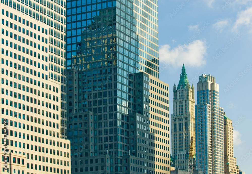 skyscrapers of manhattan, new york, usa