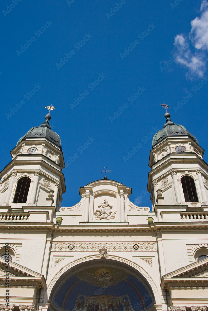Fototapeta premium Metropolitan cathedral in Iasi, Romania.