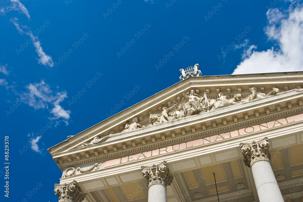Naklejka premium National Theater in Iasi, Romania.