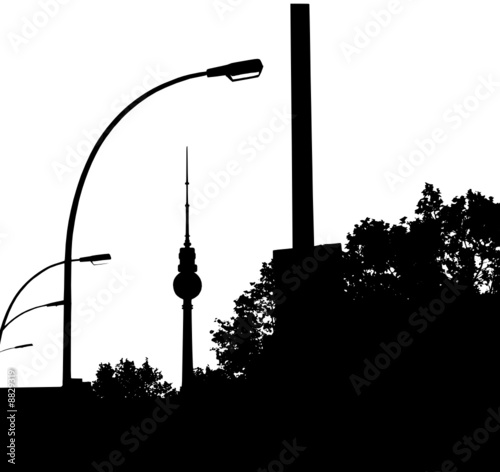 Vector Grafic Horizon Berlin Tower