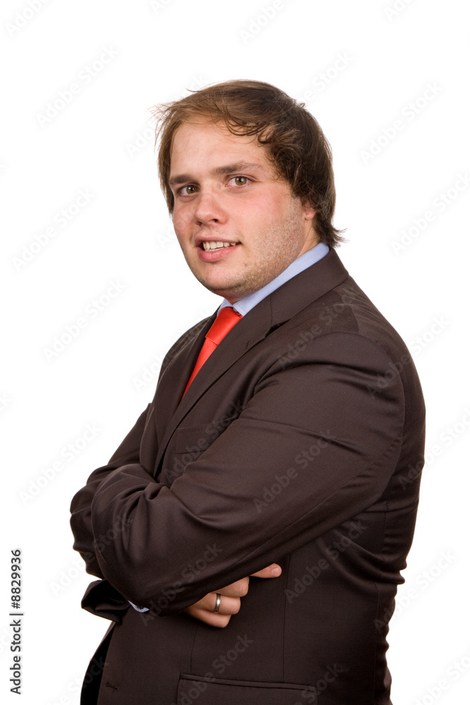 young business men portrait isolated on white young business men portrait isolated on white