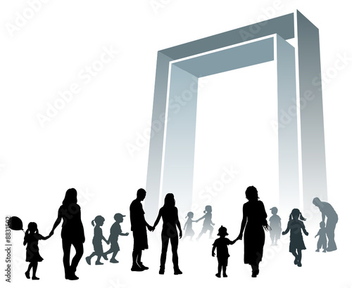 Large gate.