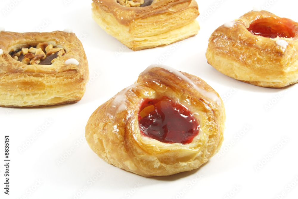 Butter Puff Pastry Danishes of the Assorted Kind