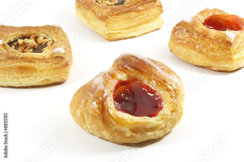 Butter Puff Pastry Danishes of the Assorted Kind