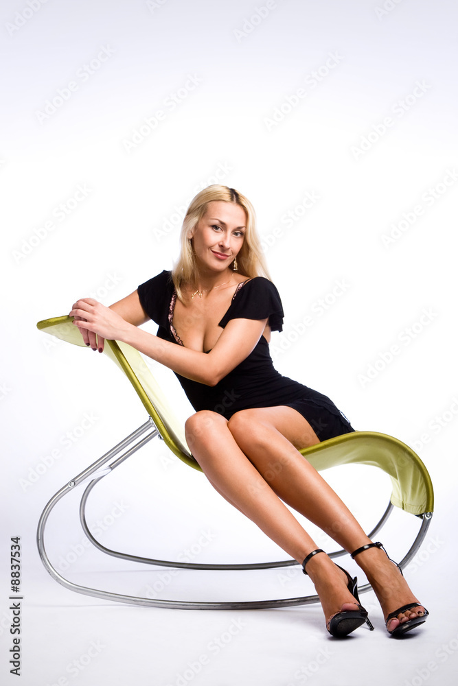 Fashion portrait of a beautiful female Fashion portrait of a beautiful female