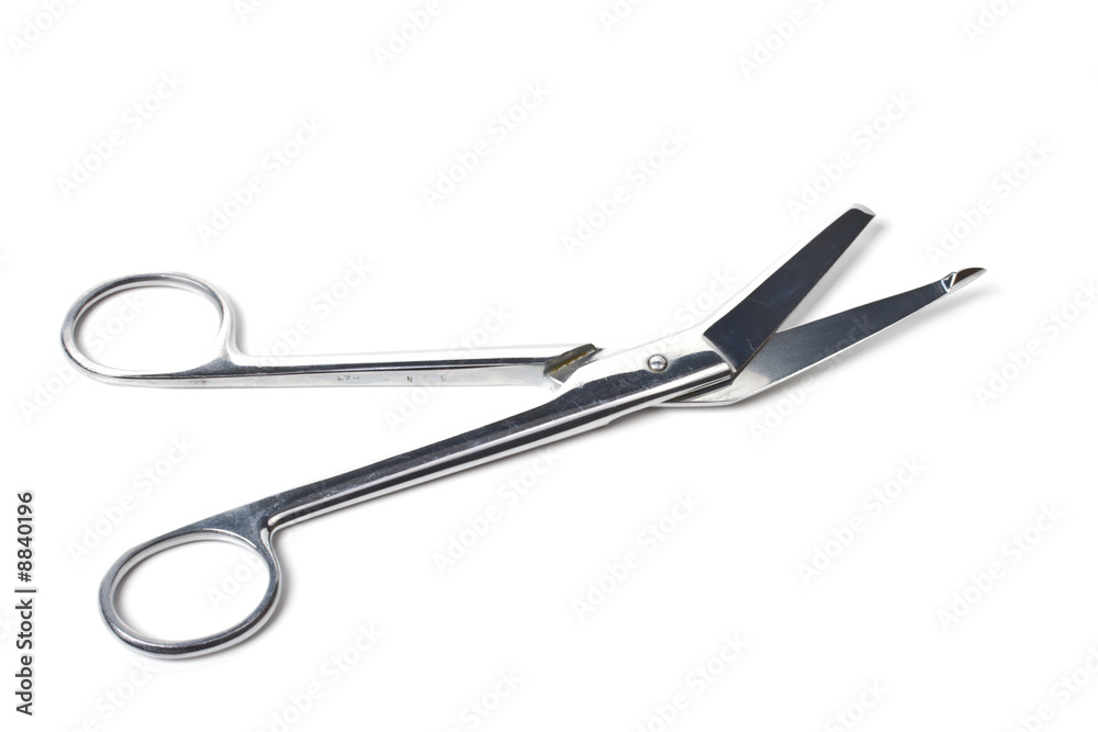 Medical scissors isolated on white Medical scissors isolated on white